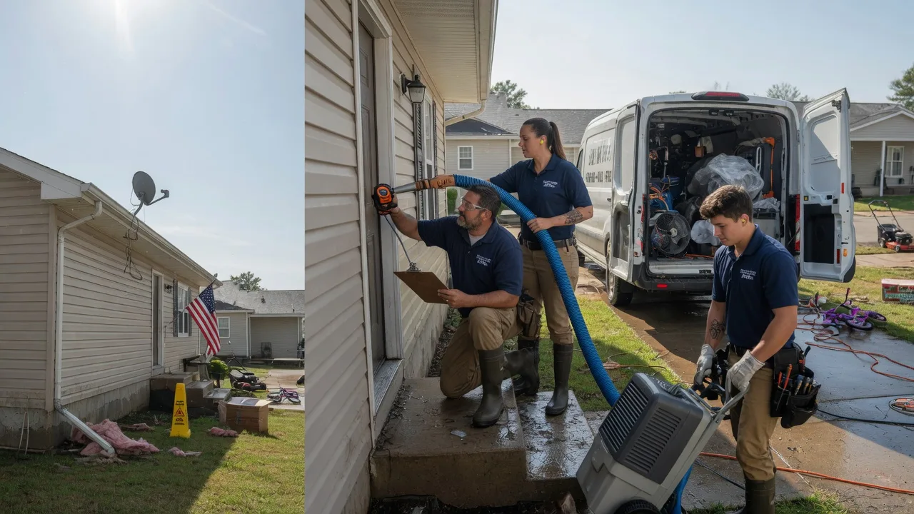 Ceiling Water Damage Restoration in Hogansburg, NY near me